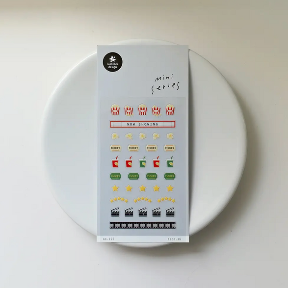 Mini Movies Sticker Sheet