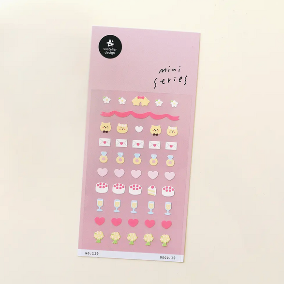 Mini Wedding Sticker Sheet