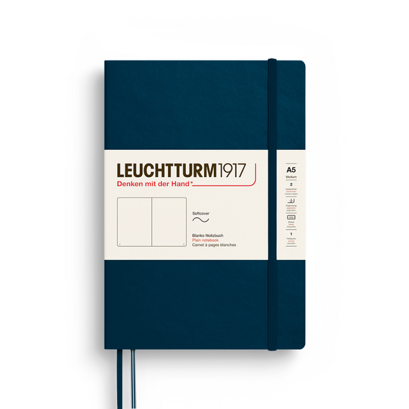Leuchtturm Blank Notebook: Deep Sea (Softcover) - A5