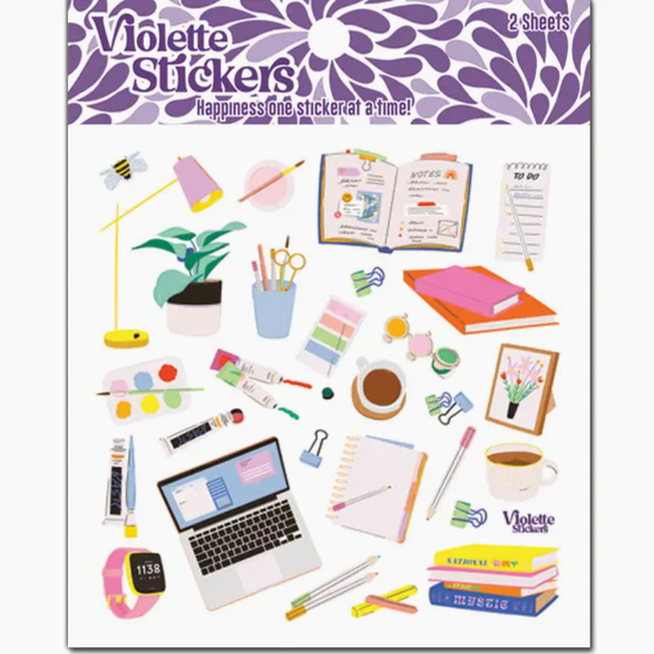 Desktop Funday Sticker Sheet