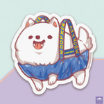 Dog Shopping Bag Sticker