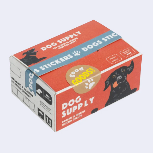 Dog Sticker Flake Box
