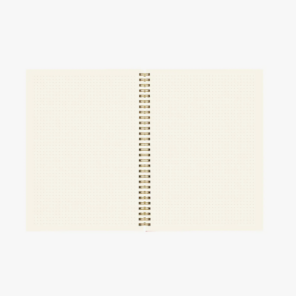 Dot Grid Notebook: Daisy Checkered