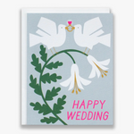 Doves Happy Wedding