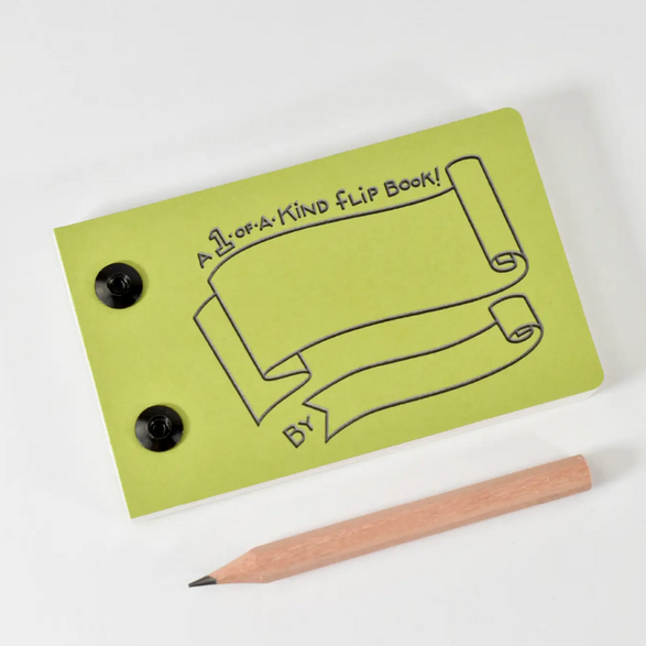 Draw-Your-Own Flip Book Set - Green