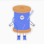 Embroidery Thread Friend Sticker