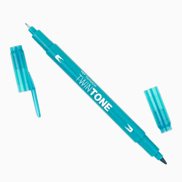Twin Tone Dual Tip Marker Pen - 28 color options