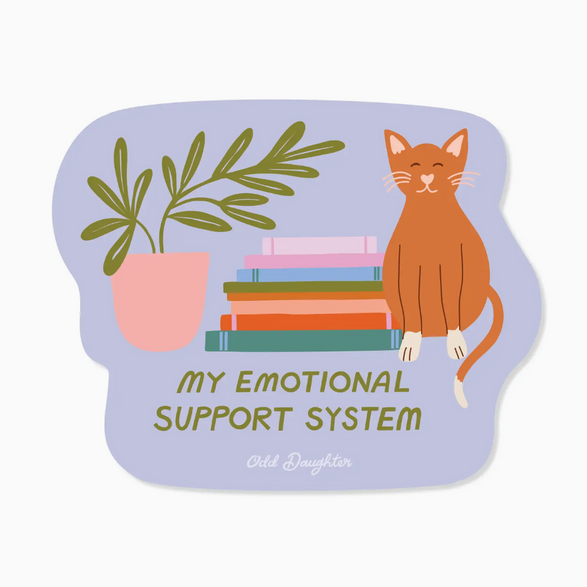 Emotional Support System Sticker