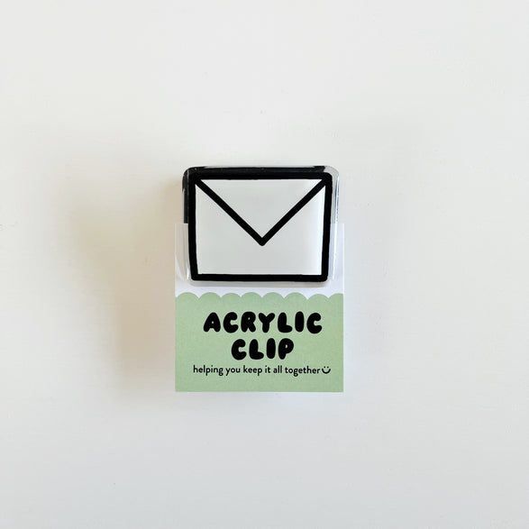 Envelope Acrylic Clip