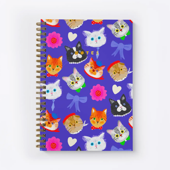 Lined Notebook: Fancy Cat