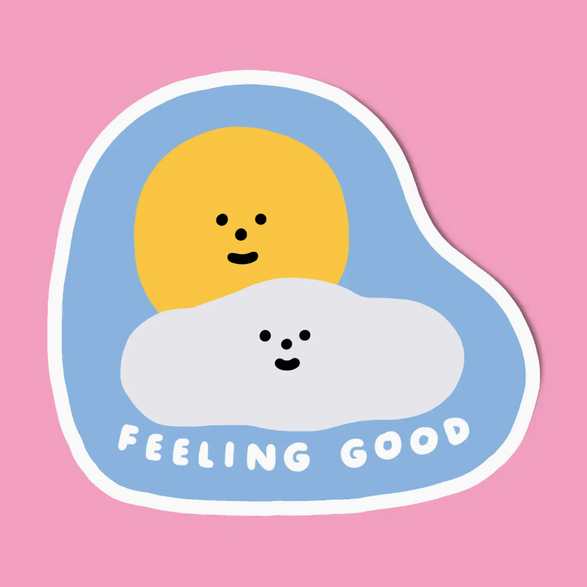 Sticker Feeling Positive Feeling Good Sticker – The Paper + Craft Pantry