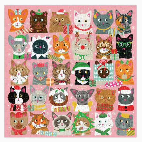 Festive Furballs Puzzle (500 pieces)