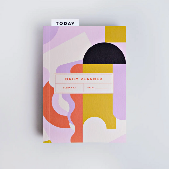 Undated Daily Planner: Flora