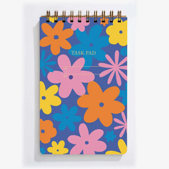 Task Pad: Groovy Florals