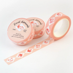 Pink Floral Diamonds Washi Tape (15mm)