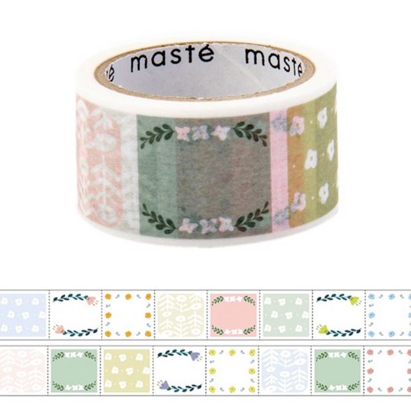 Floral Perforated Washi Tape