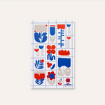 Decorative Art Stamp Sheet - Flowers