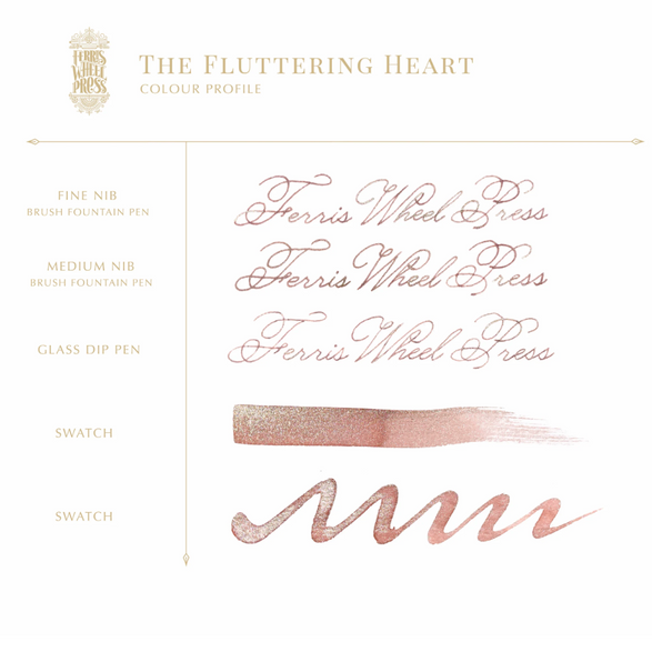 Fountain Pen Ink (38ml) -  Fluttering Heart Pink