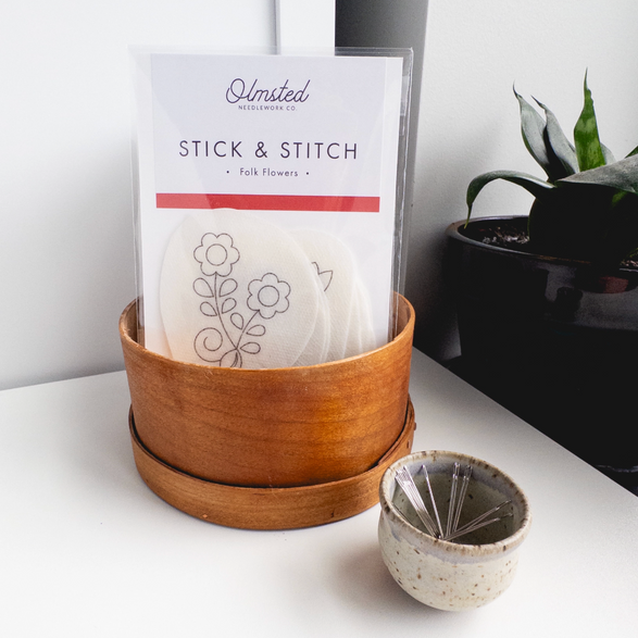 Folk Flowers Embroidery Design Pack