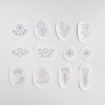 Folk Flowers Embroidery Design Pack