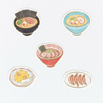 Food Sticker Flake Set