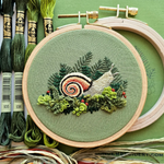 Embroidery Kit: Forest Snail