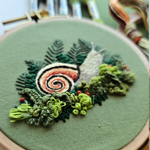 Embroidery Kit: Forest Snail