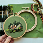 Embroidery Kit: Forest Snail