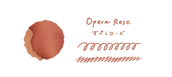 Teranishi Japanese Fountain Pen Ink (40ml) - Opera Rose