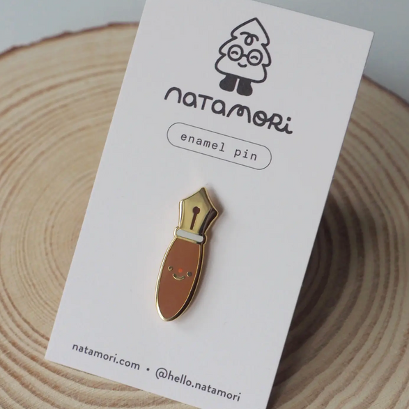 Fountain Pen Enamel Pin