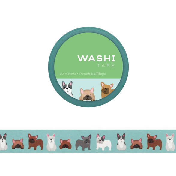French Bulldogs Washi Tape (15mm)