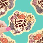 Friend to Cats Sticker