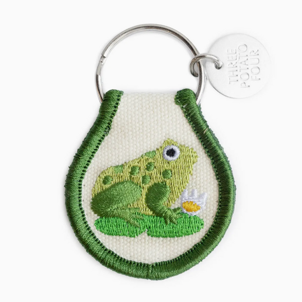 Frog Patch Keychain