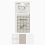 Masté Sticky Notes - Set of 30 (Gingham Greys)