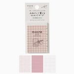 Masté Sticky Notes - Set of 30 (Gingham Pinks)