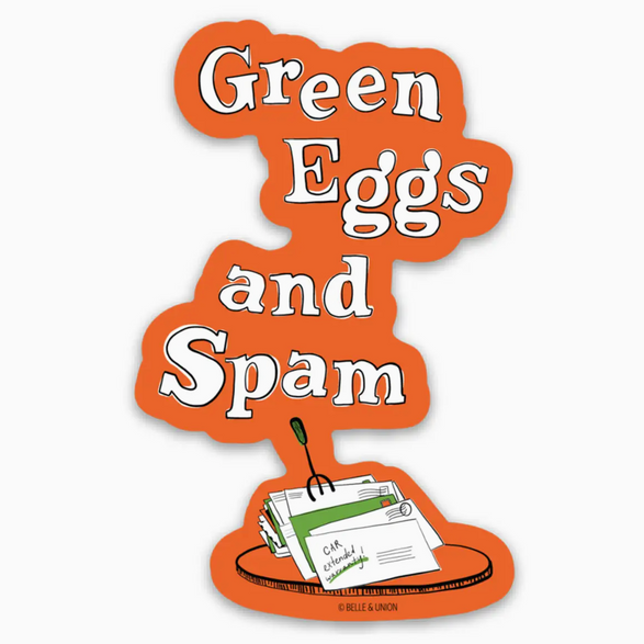 Green Eggs & Spam Sticker