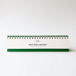 2025 Mini Desk Calendar - Green