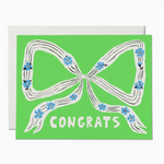 Green Congrats Bow
