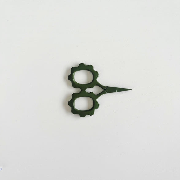 Small Green Flower Scissors