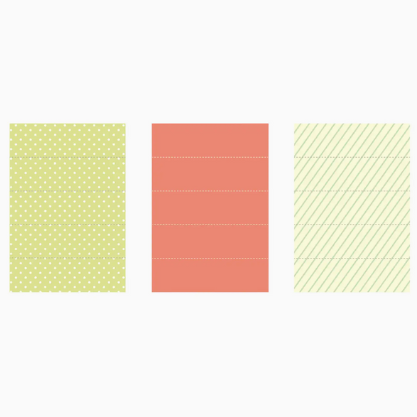 Masté Sticky Notes - Set of 30 (Green + Red)