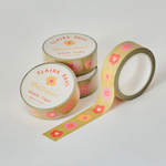 Green Floral Washi Tape (15mm)