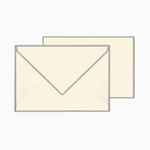 Color Edge Notecard Set - Grey