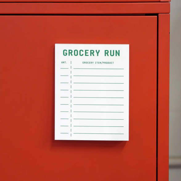 Grocery Run Notepad
