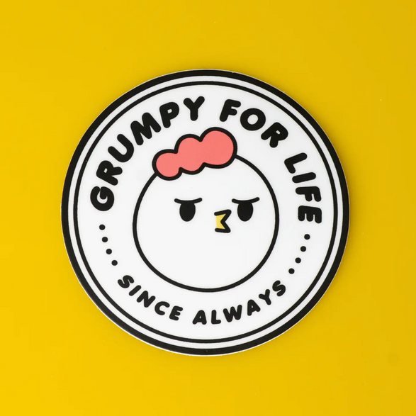 Grumpy Chicken Sticker