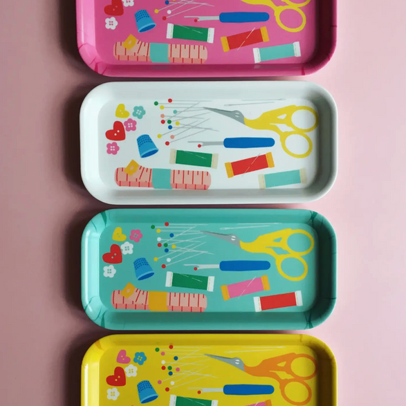 Yellow Haberdashery Trinket Dish