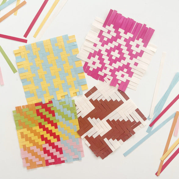 10.18.25 Handmade Colorful Paper Weaving Workshop Ticket (In-Studio)