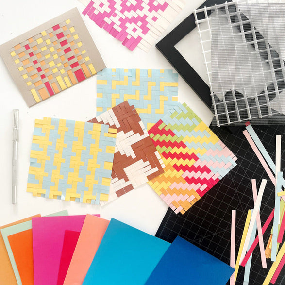 10.18.25 Handmade Colorful Paper Weaving Workshop Ticket (In-Studio)