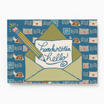 Handwritten Hello Postcard