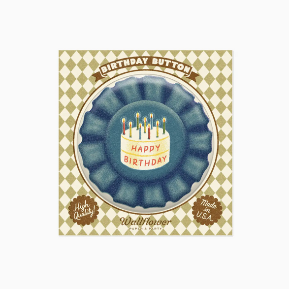 Happy Birthday Cake Button