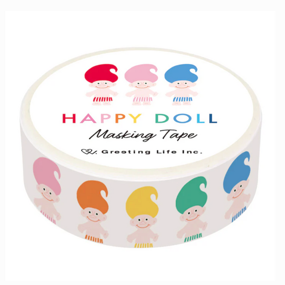 Happy Doll Washi Tape (15mm)